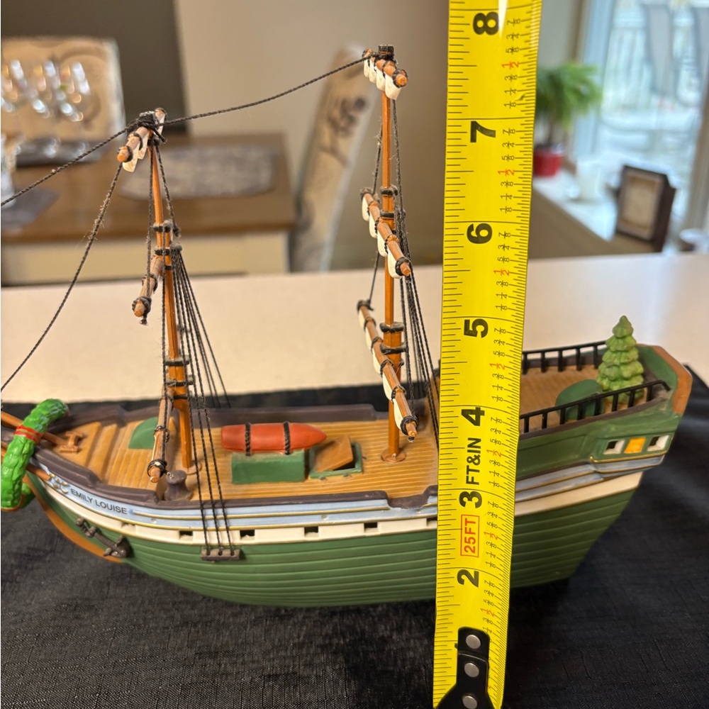 “The Emily Louise” ship collectible from Department 56 - Picture 7 of 7